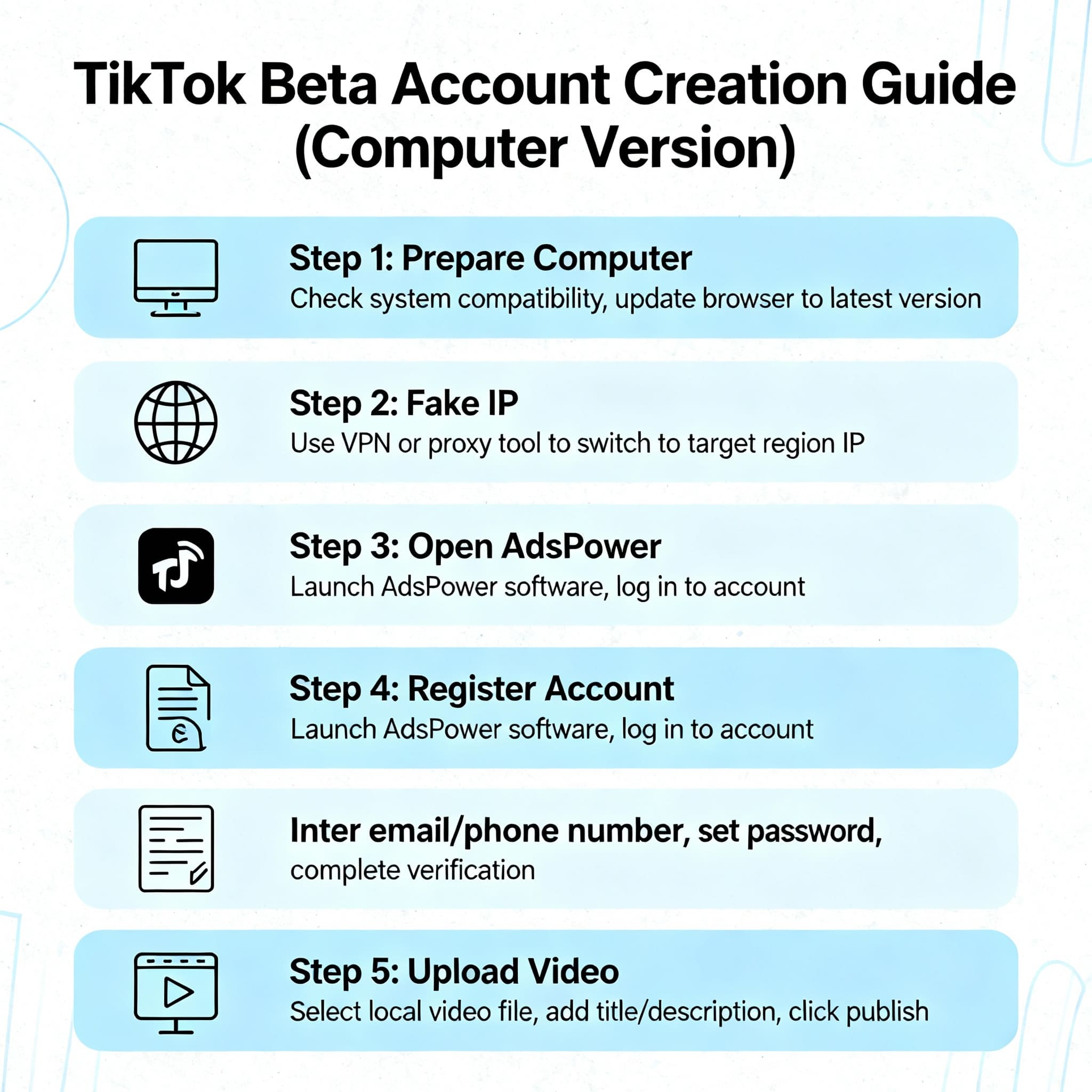 Hướng Dẫn Tạo Tài Khoản TikTok Beta Trên Máy Tính Đơn Giản