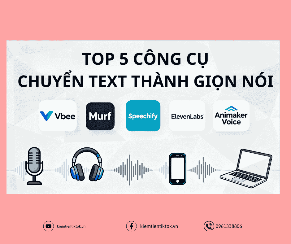 Top 5 Công Cụ Chuyển Văn Bản Sang Âm Thanh Tốt Nhất 2026